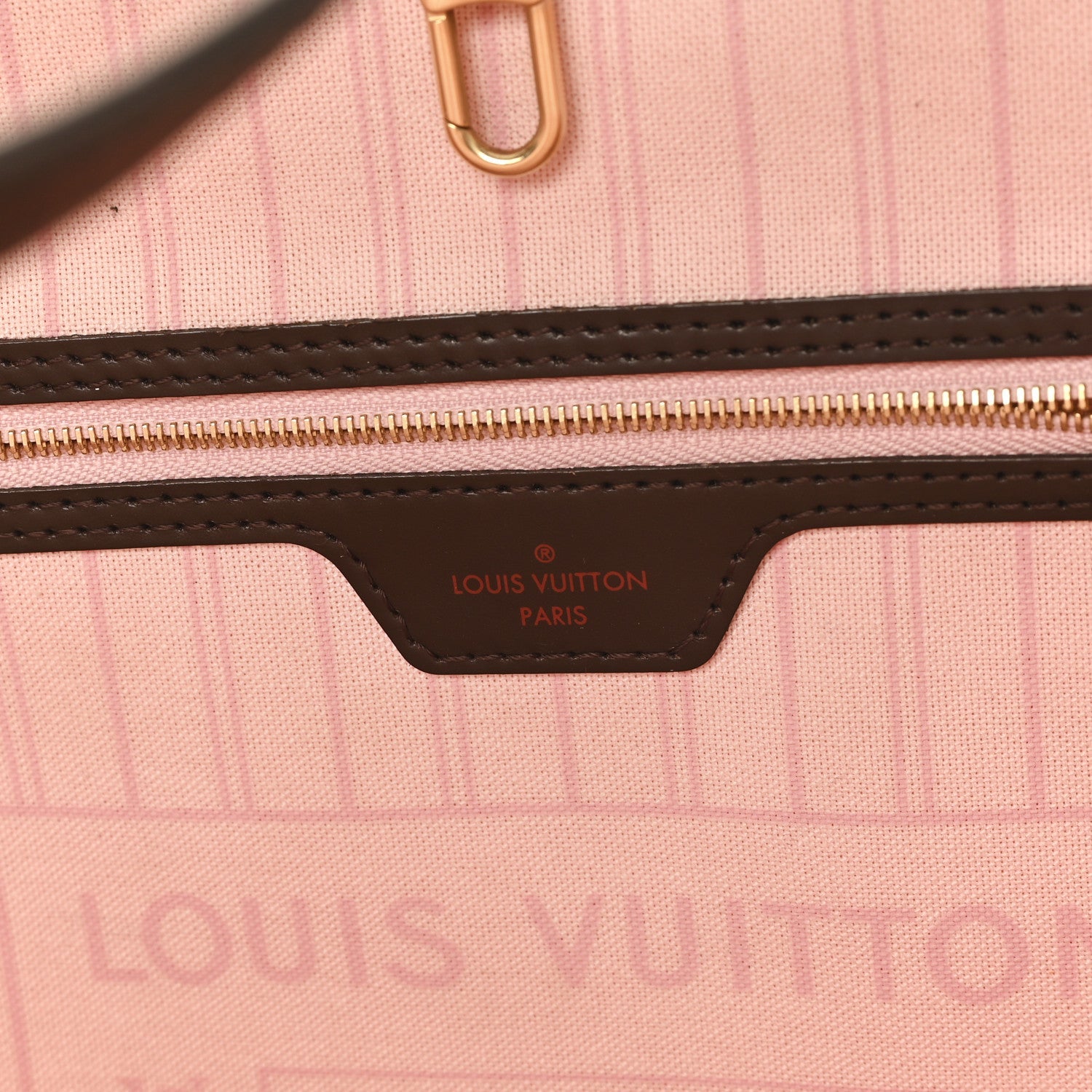 Louis Vuitton Damier Ebene Neo Neverfull MM Rose Ballerine