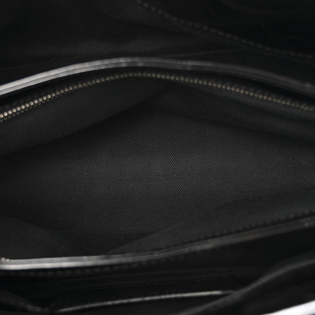 Chanel Patent Quilted Medium Just Mademoiselle Black