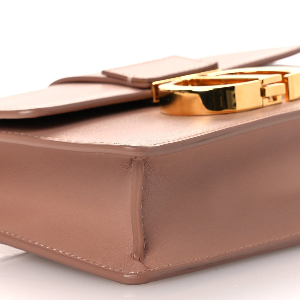 Christian Dior Box Calfskin Micro 30 Montaigne Flap Bag Rose Des Vents
