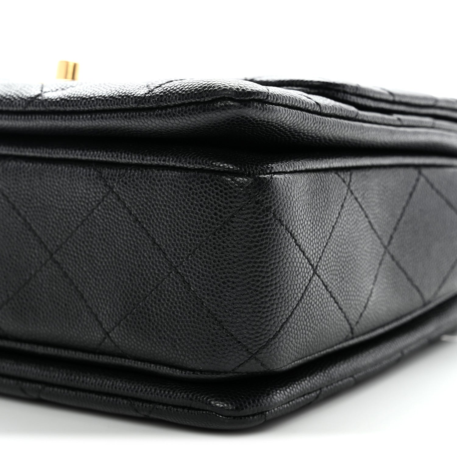 Chanel Caviar Quilted Coco First Flap Black