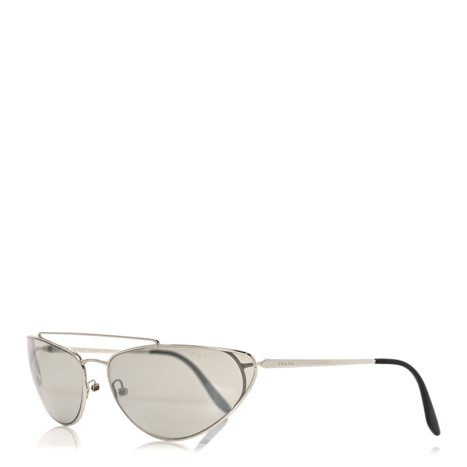 Prada Cat Eye Sunglasses SPR 62V Silver