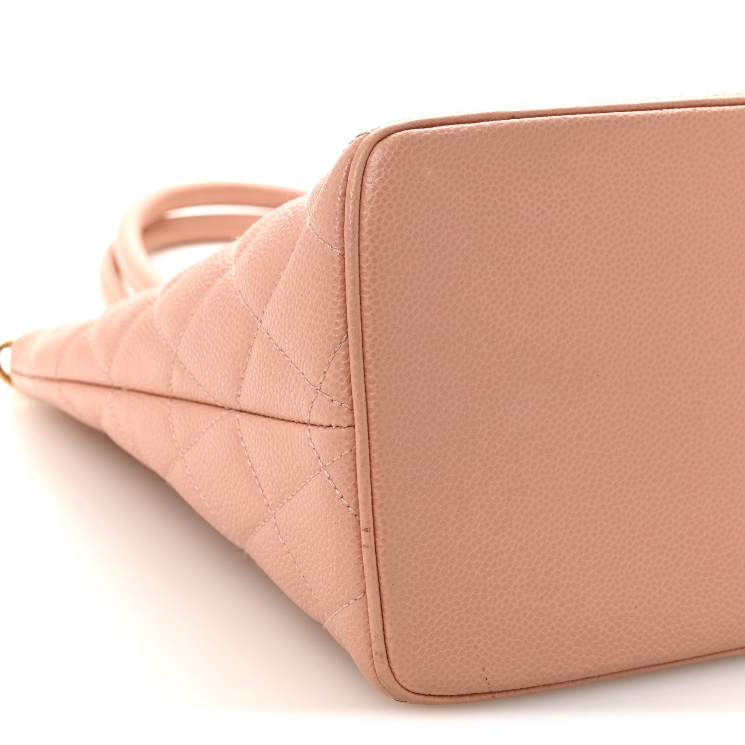 Chanel Caviar Quilted Medallion Tote Light Pink