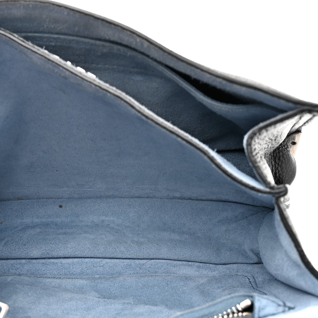 Prada Glace Calf Soft Cahier Bag Black Astrale