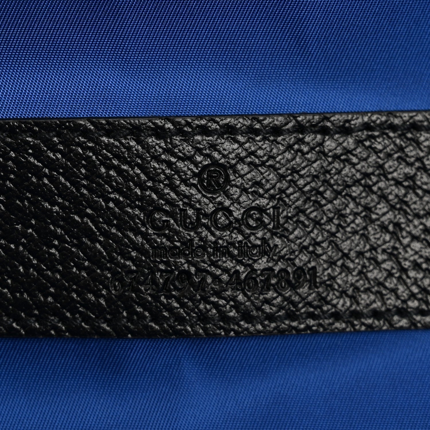Gucci Econyl Nylon Monogram Off The Grid Packing Cube Orient Blue New Plaster