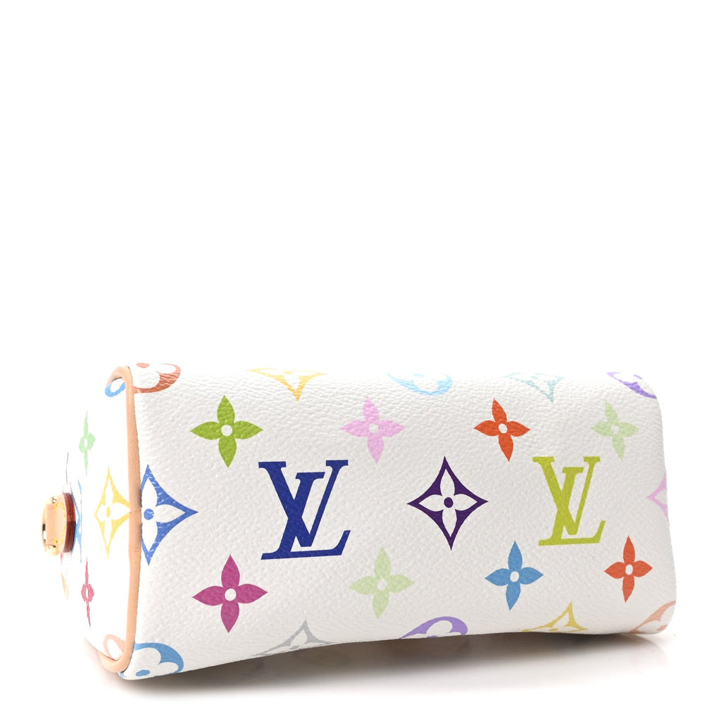 Louis Vuitton LV X TM Monogram Multicolor Nano Speedy White