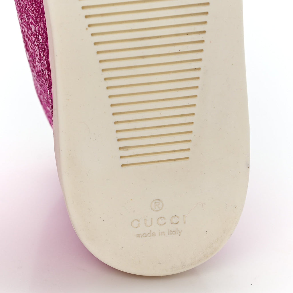Gucci Galassia Womens High Top Sneakers 36.5 Fuxia