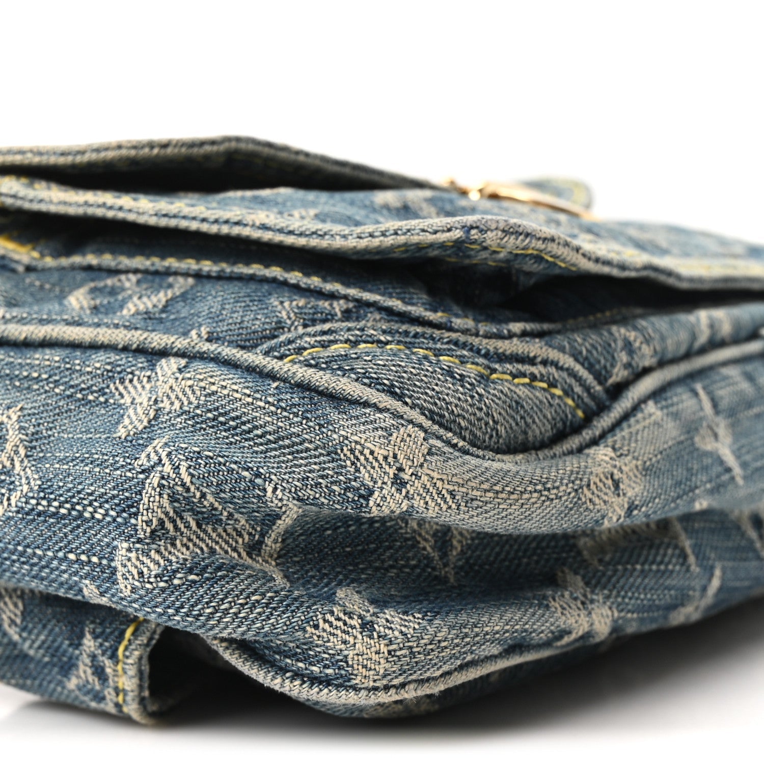 Louis Vuitton Monogram Denim Bum Bag Blue