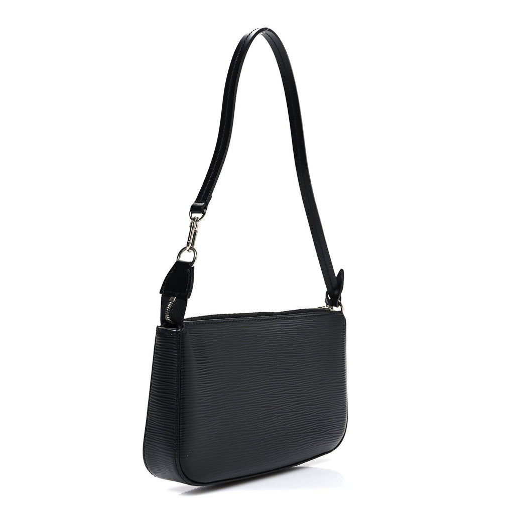 Louis Vuitton Epi Pochette Accessories NM Black