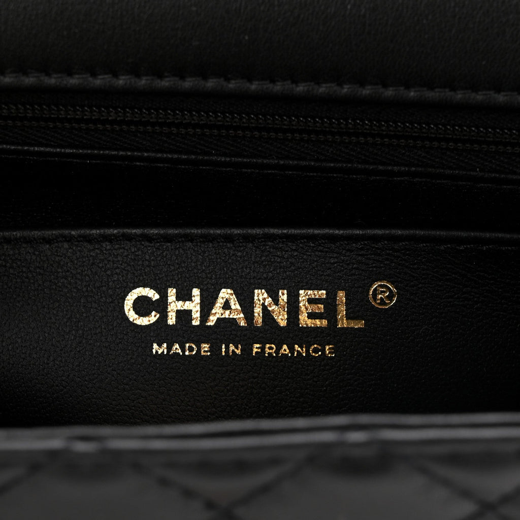 Chanel Calfskin Quilted 2.55 Reissue Mini Flap Black