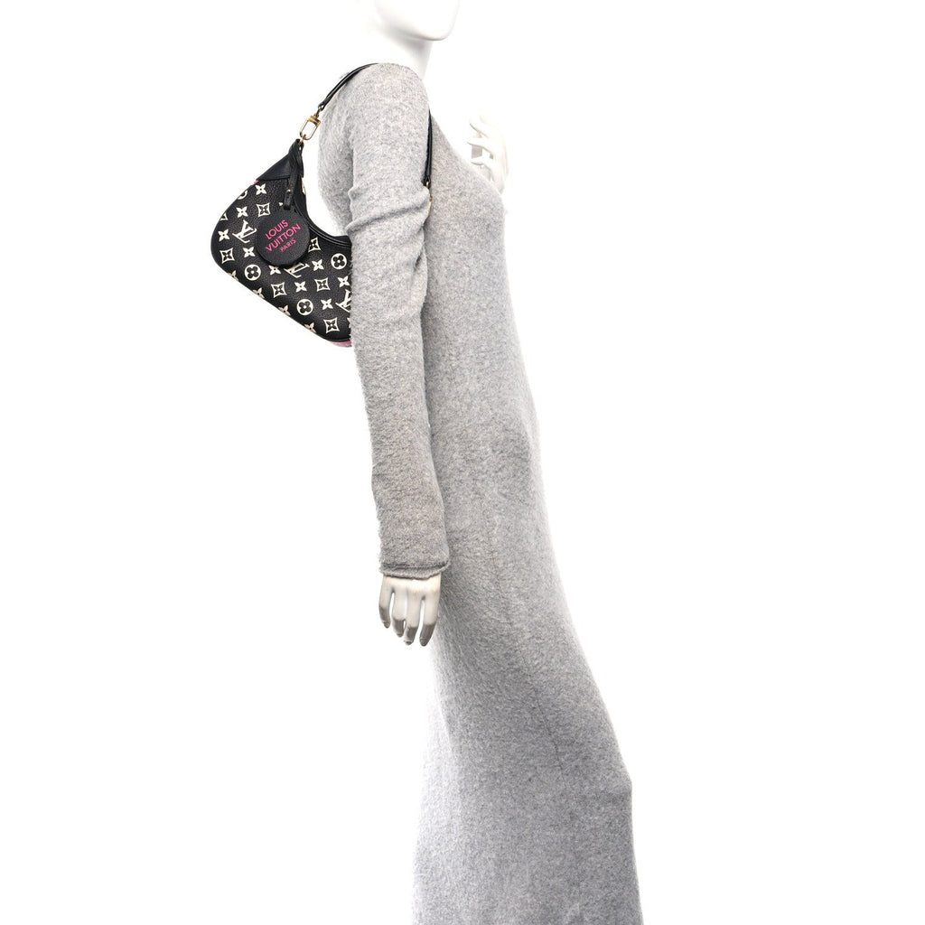 Louis Vuitton Empreinte Monogram Spring in the City Bagatelle NM Black White Pink