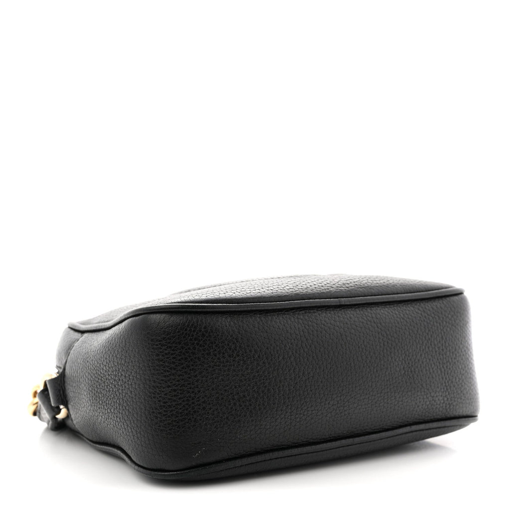 Gucci Pebbled Calfskin Small Soho Disco Bag Black
