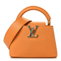 Louis Vuitton Taurillon Mini Capucines Safran Imperial