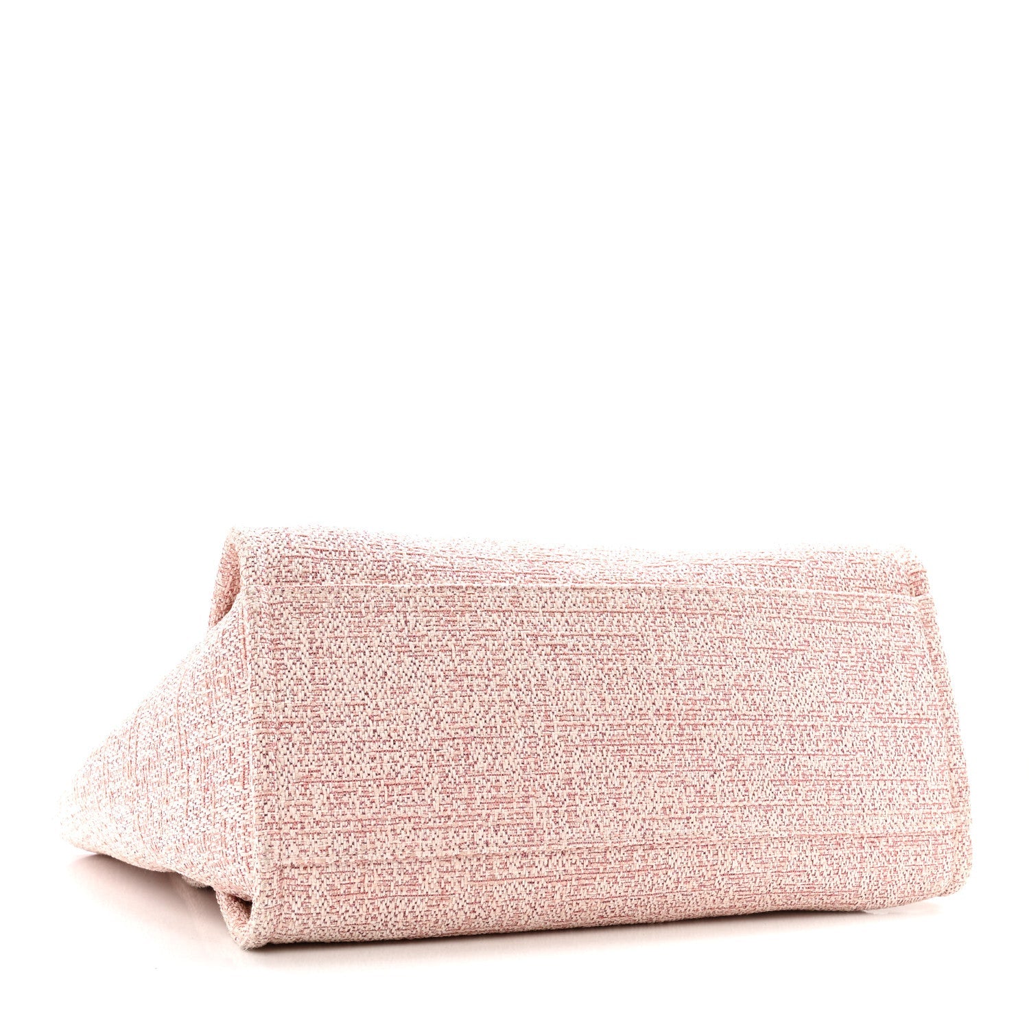Chanel Lurex Boucle Deauville Medium Tote Pink