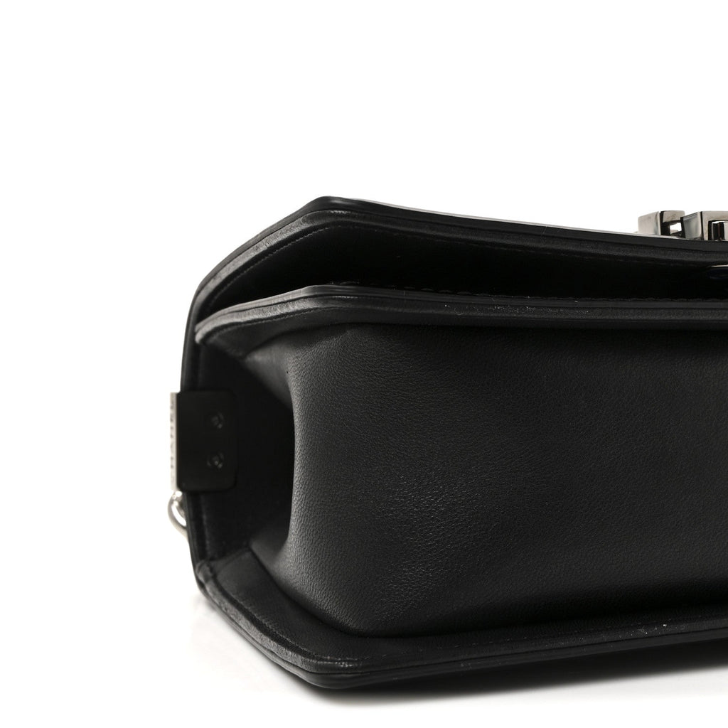 Chanel Patent Calfskin Quilted Small Boy Flap Black