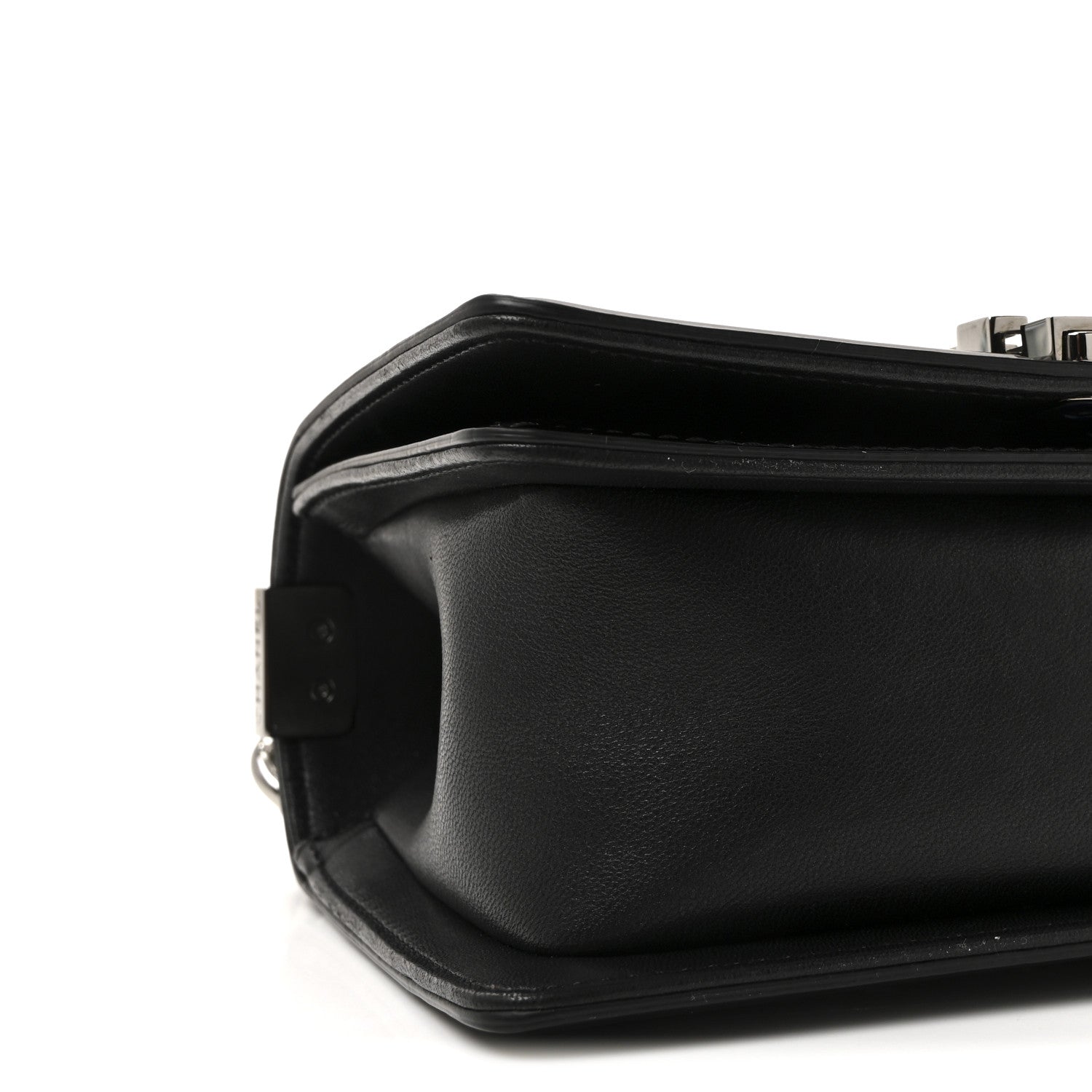 Chanel Patent Calfskin Quilted Small Boy Flap Black