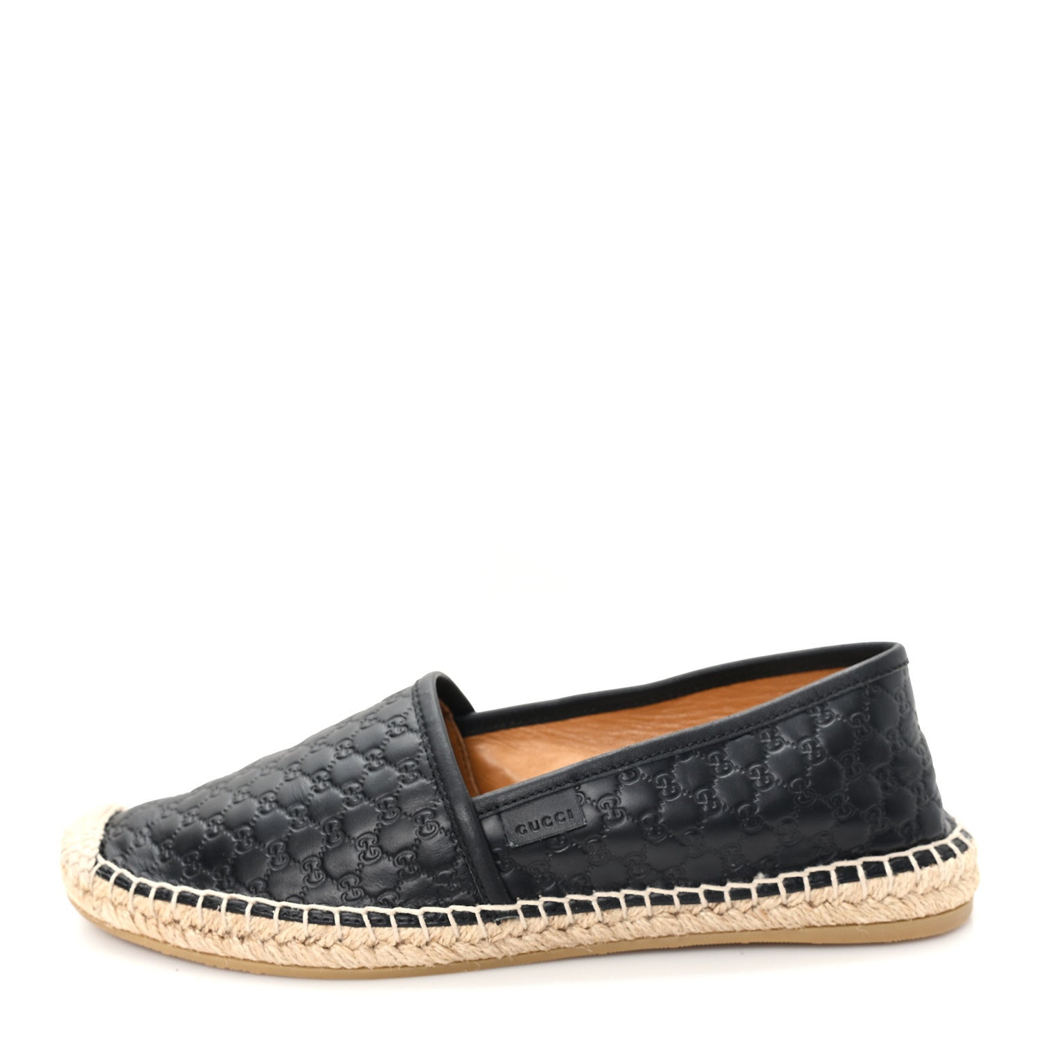 Gucci Microguccissima Signature Espadrilles 38 Black