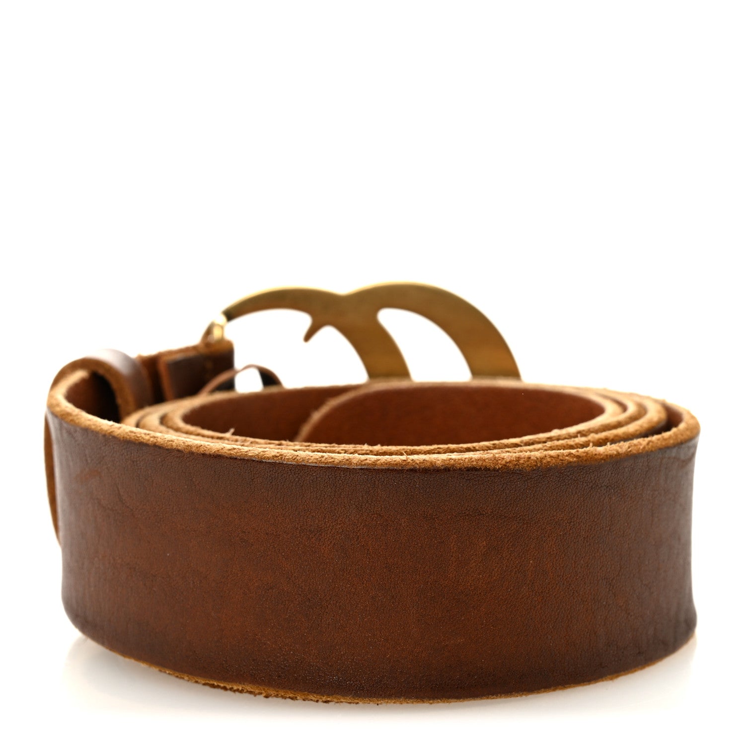 Gucci Faded Calfskin Double G 40mm Belt 100 40 Cuir