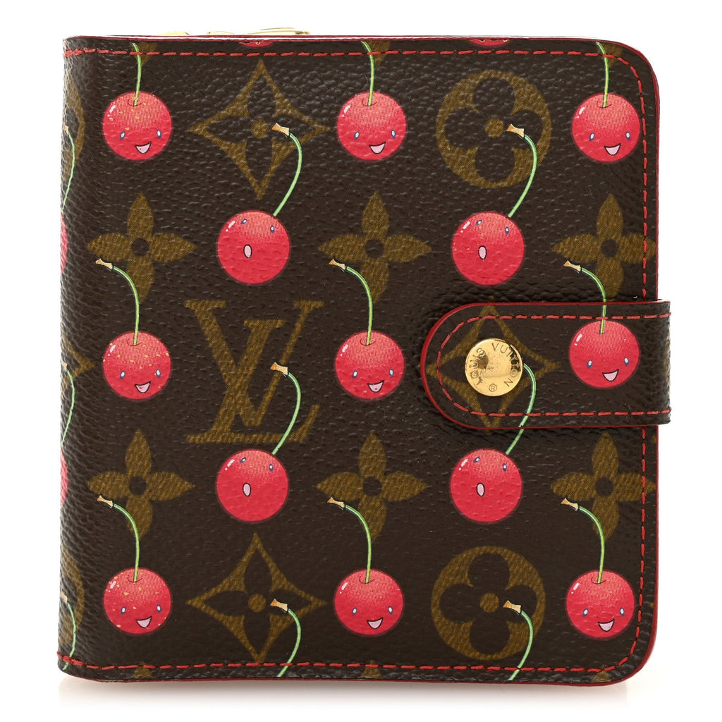 Louis Vuitton Monogram Cerises Compact Zipped Wallet