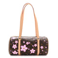 Louis Vuitton LV X TM Monogram Cherry Blossom Papillon Sakura Brown