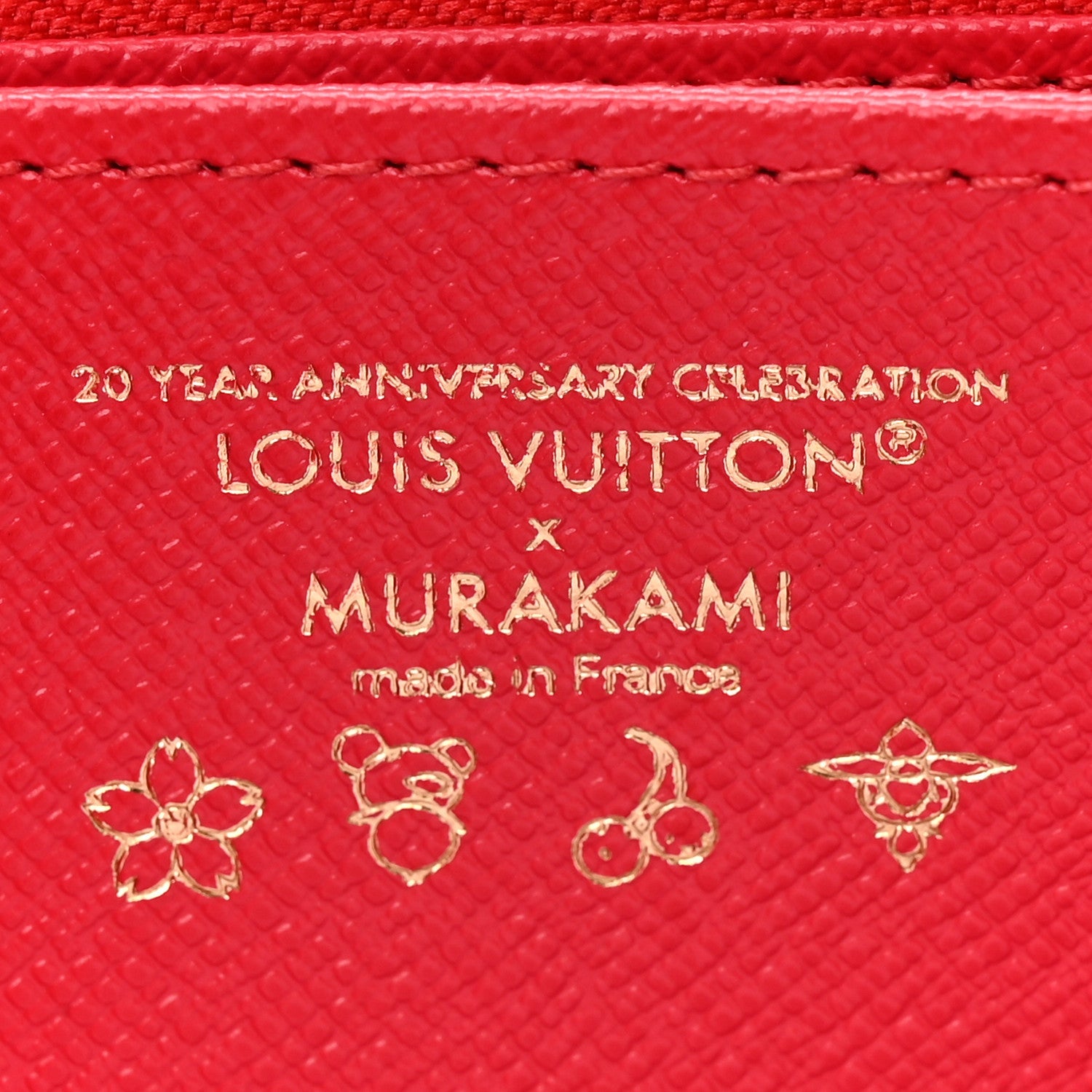 Louis Vuitton LV X TM Monogram Cerises Zippy Wallet White
