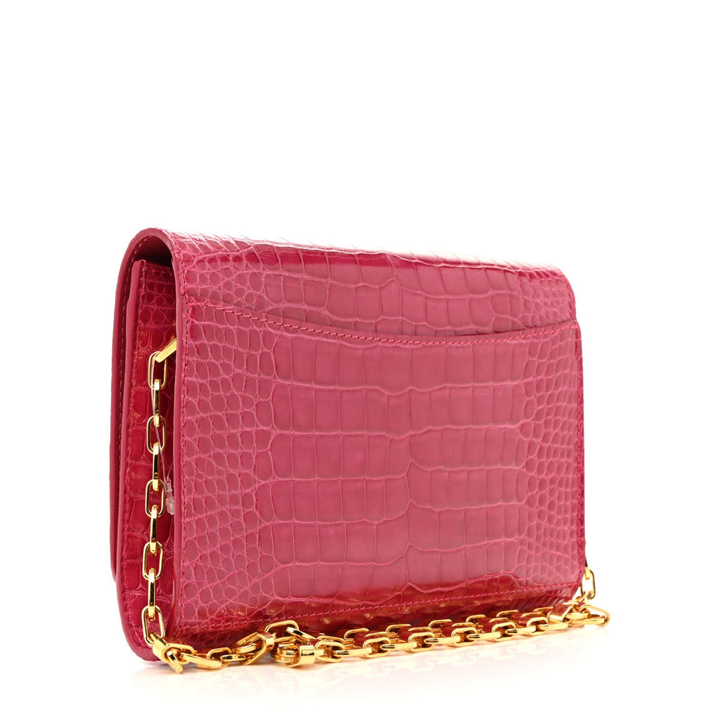 Louis Vuitton Alligator Chain Louise GM