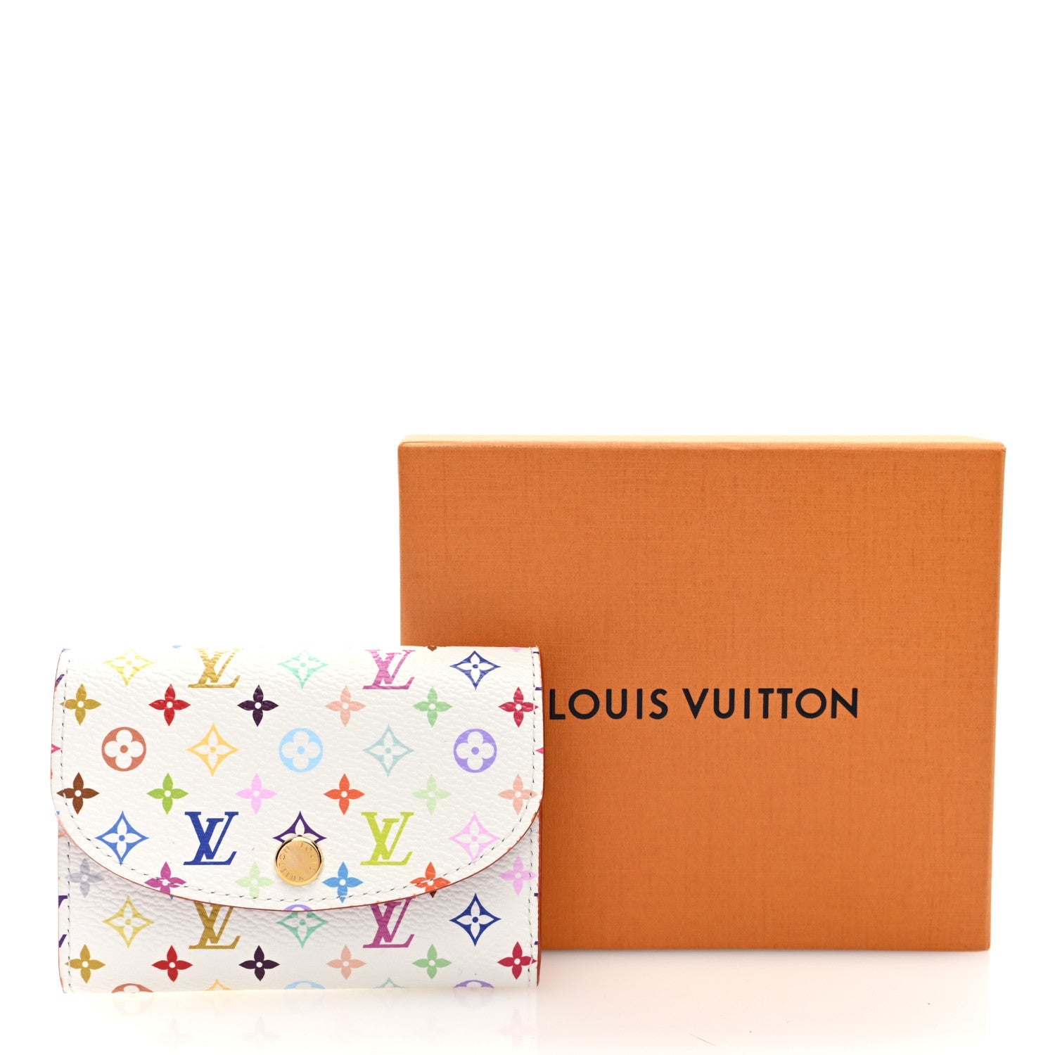 Louis Vuitton LV X TM Monogram Multicolor Rosalie Coin Purse White Kawaii Pink