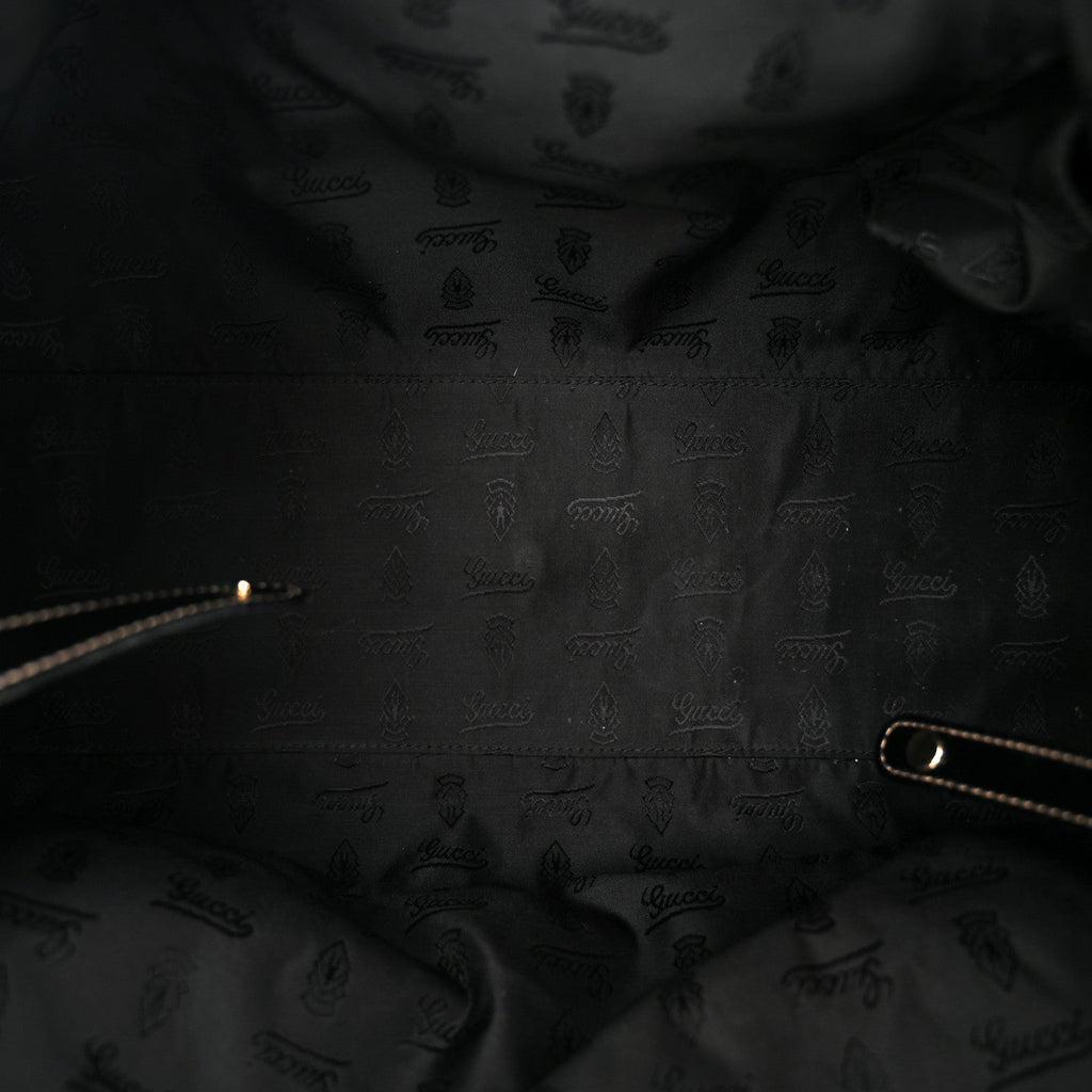 Gucci Dialux Medium Britt Tote Black