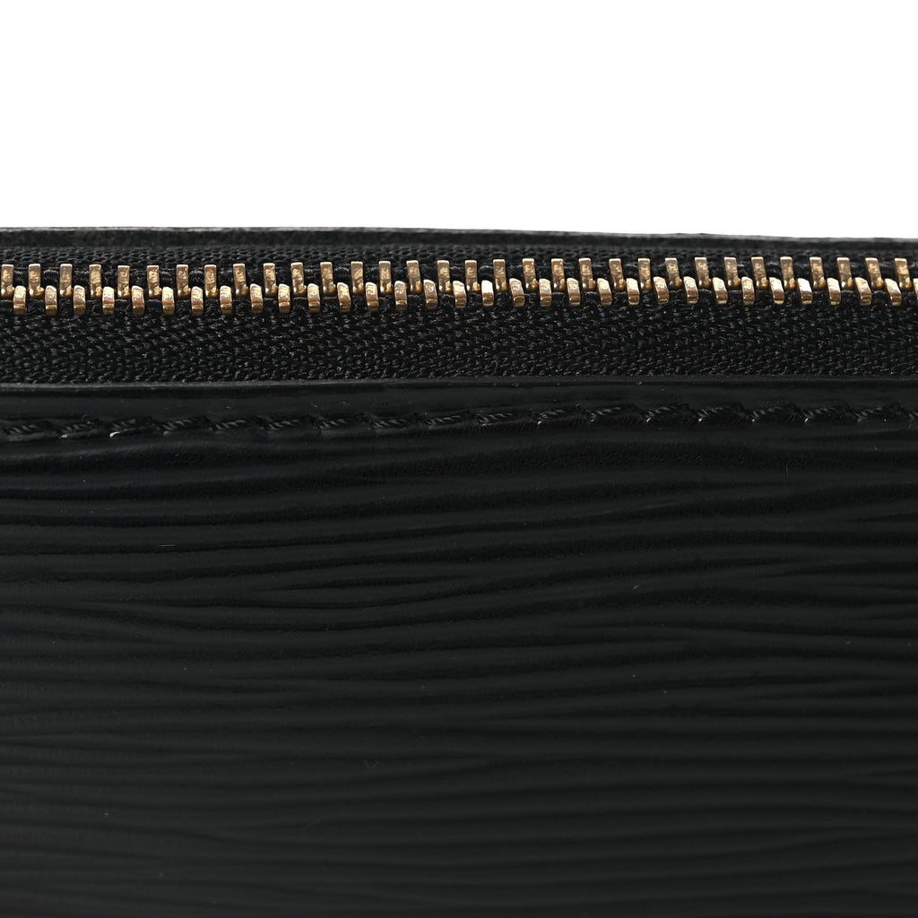Louis Vuitton Epi Pochette Accessories 24 Black