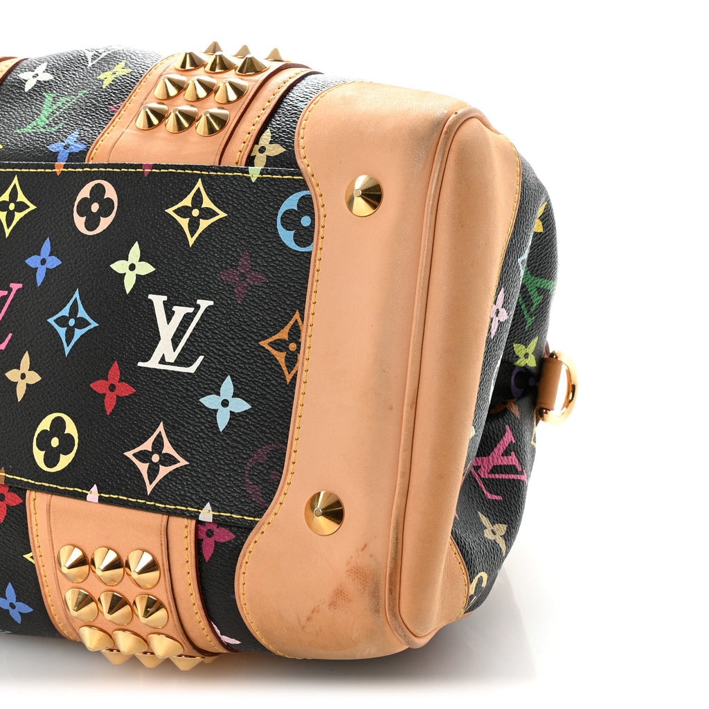 Louis Vuitton Monogram Multicolor Courtney MM Black