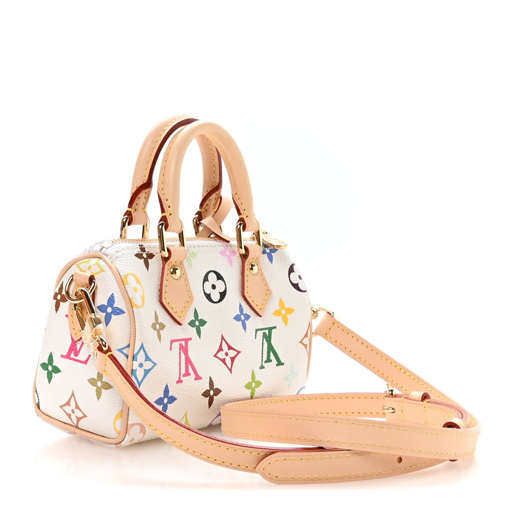 Louis Vuitton LV X TM Monogram Multicolor Nano Speedy White