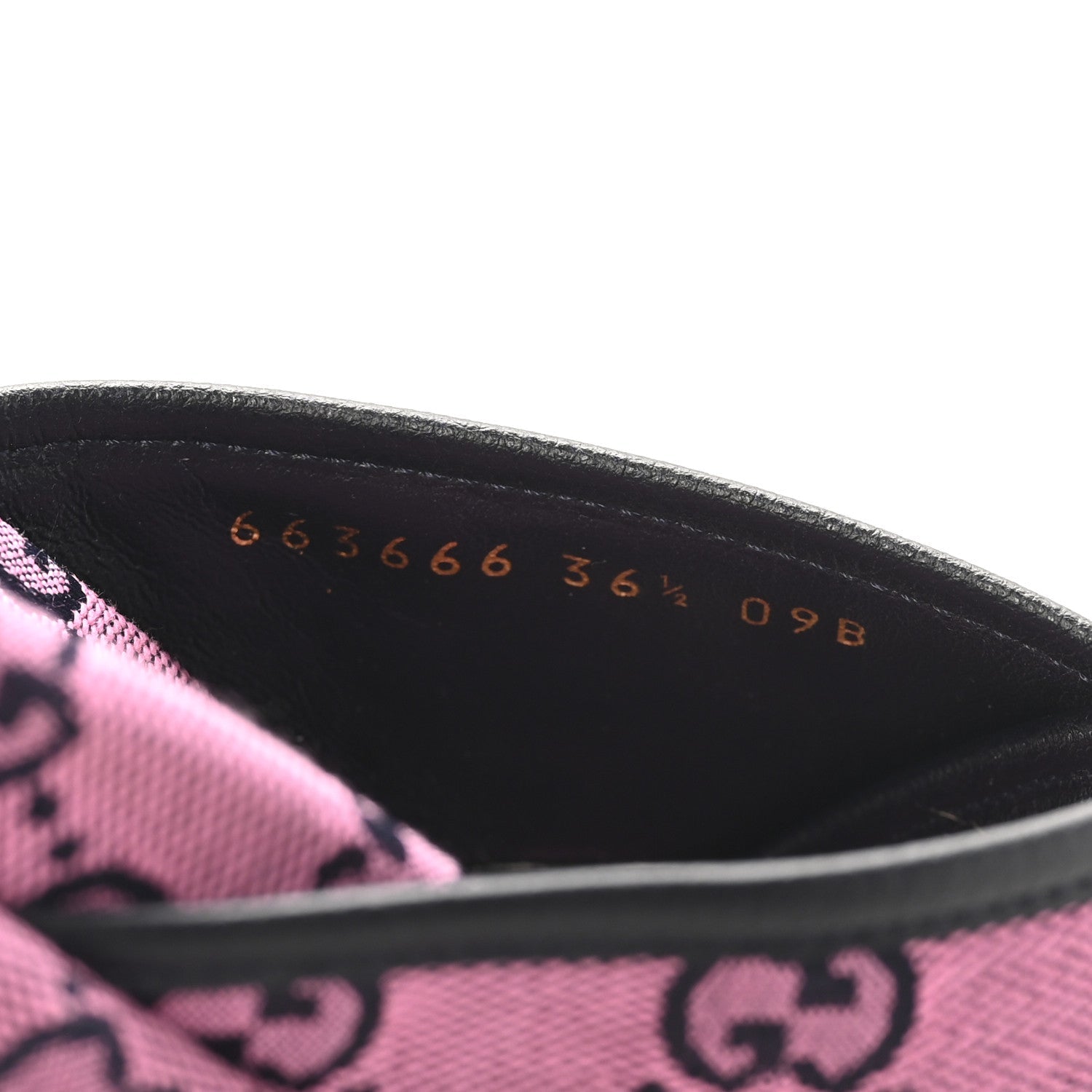 Gucci Monogram Multicolor Criss Cross Platform Slide Sandals 36.5 Pink Blue