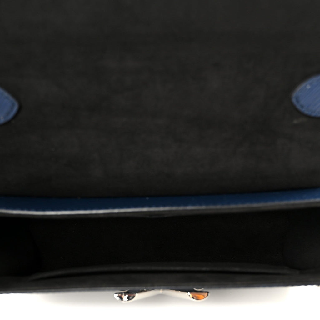 Louis Vuitton Epi Twist Shoulder Bag MM Navy