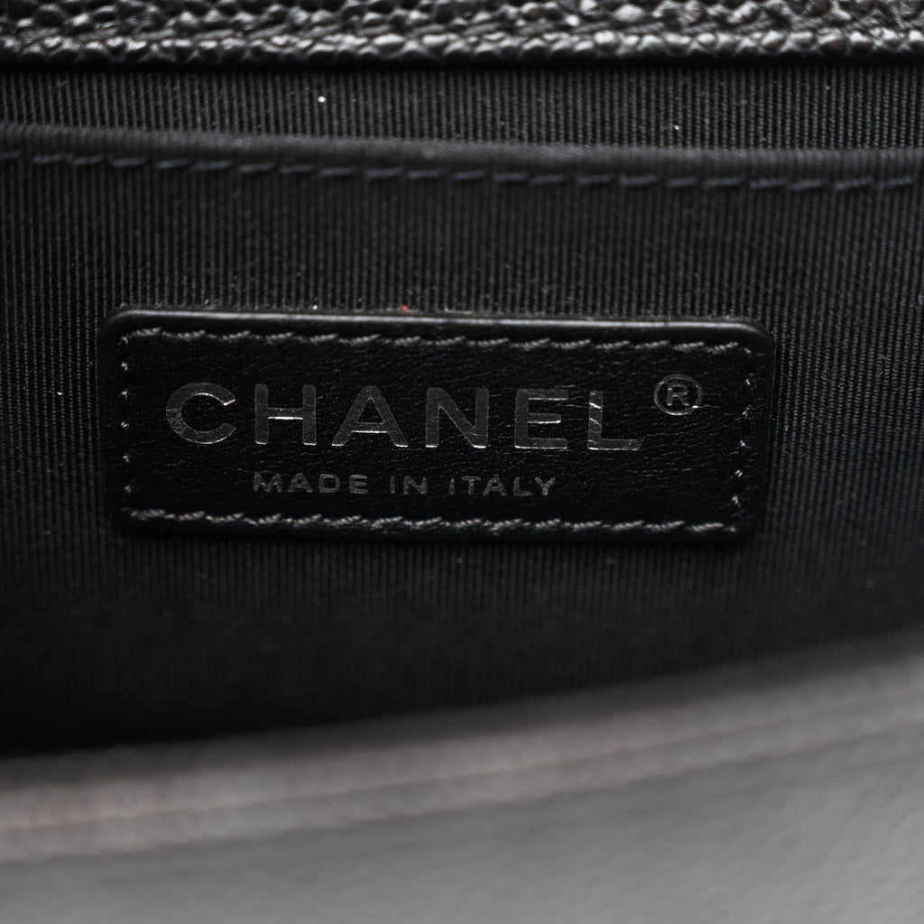 Chanel Caviar Quilted Small Boy Flap Black