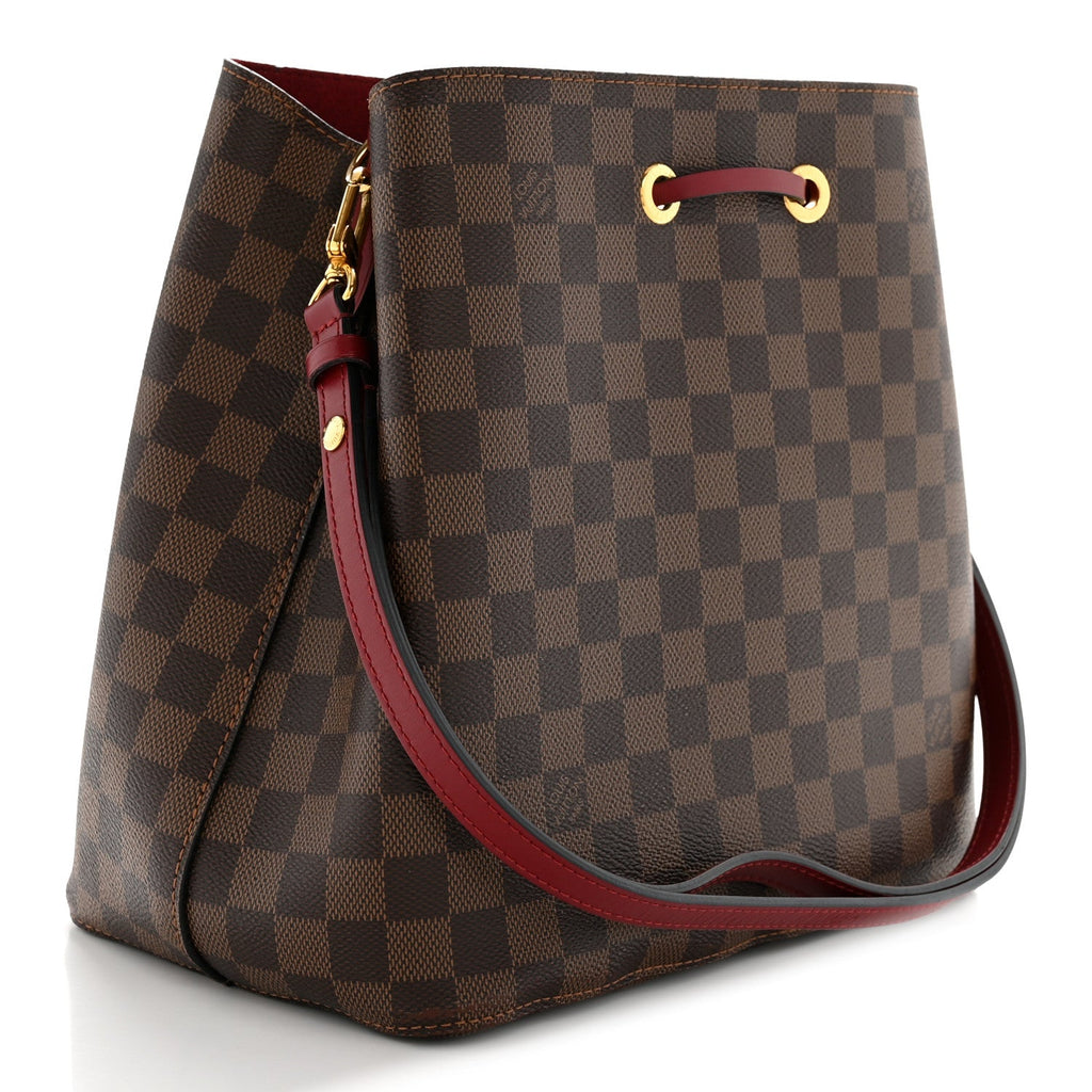 Louis Vuitton Damier Ebene Neonoe MM Cherry Berry