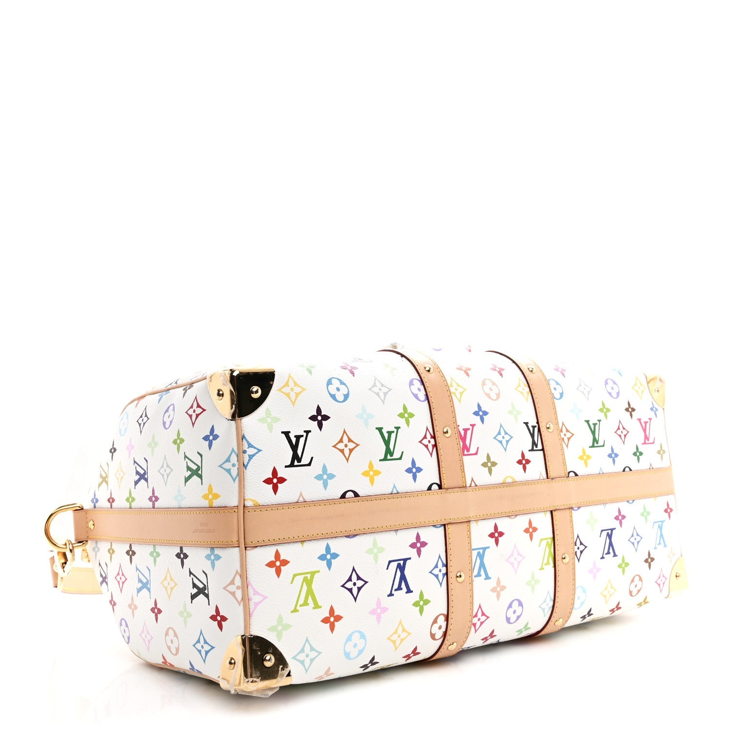 Louis Vuitton LV X TM Monogram Multicolor Keepall Bandouliere 45 White