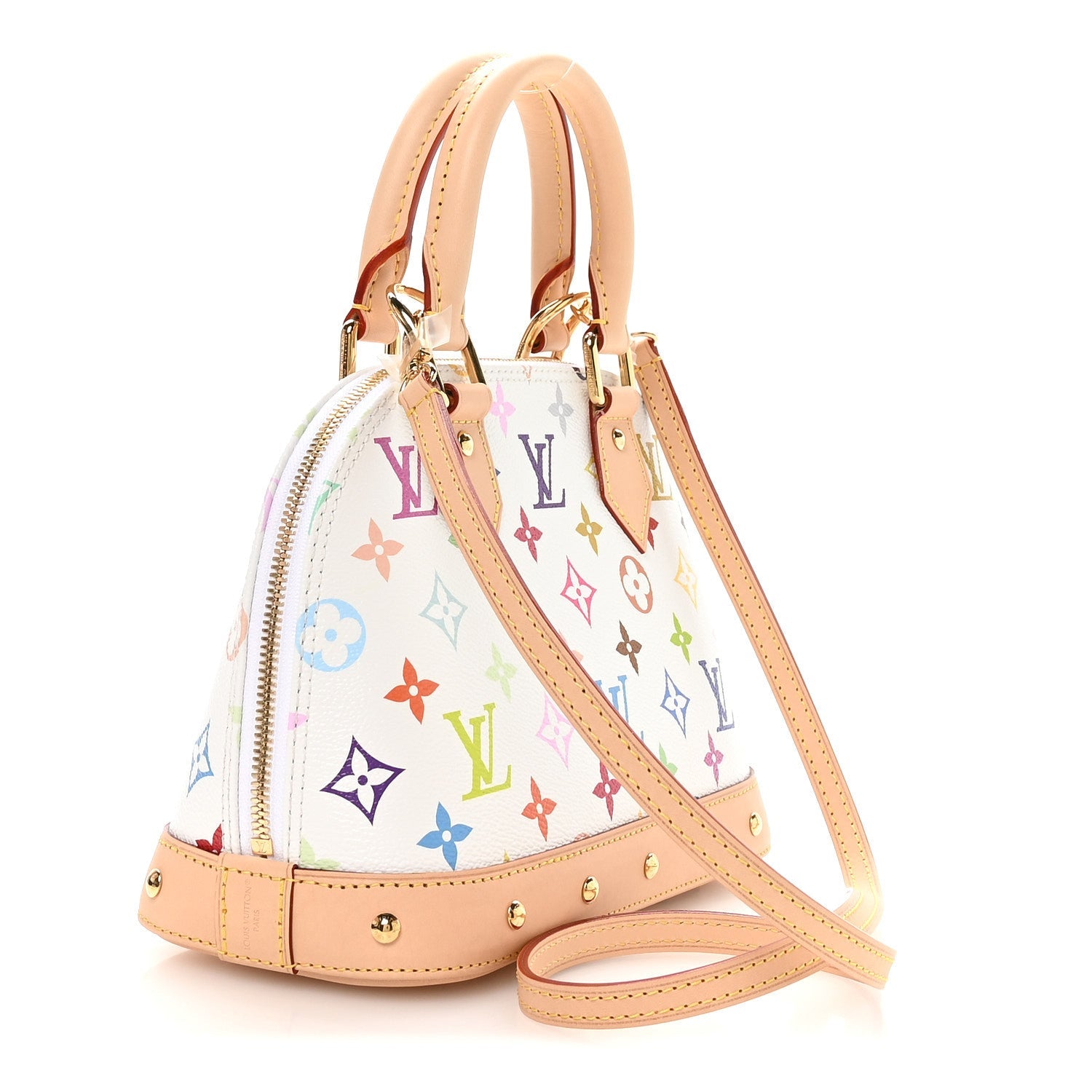 Louis Vuitton LV x TM Monogram Multicolor Alma BB White