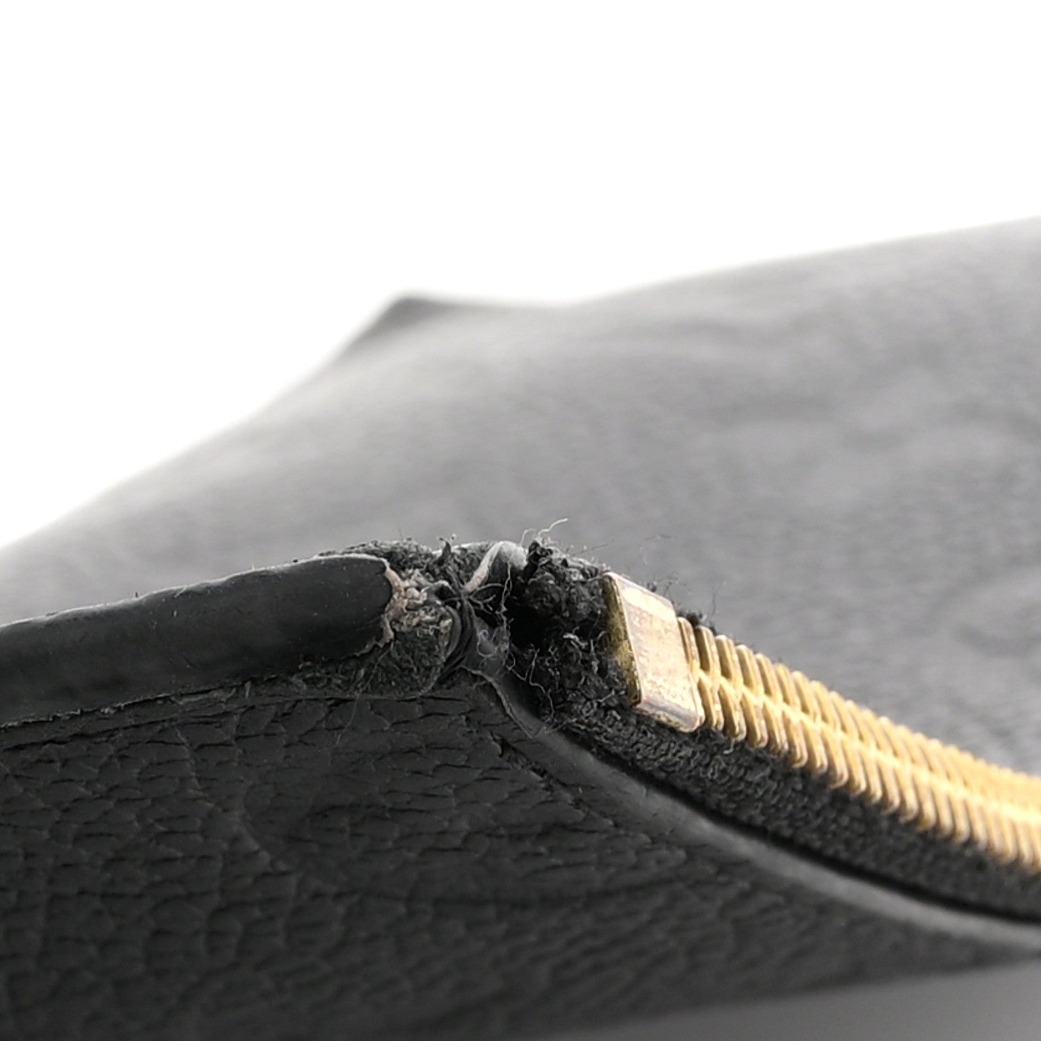 Louis Vuitton Empreinte Felicie Chain Wallet Zippered Insert Black