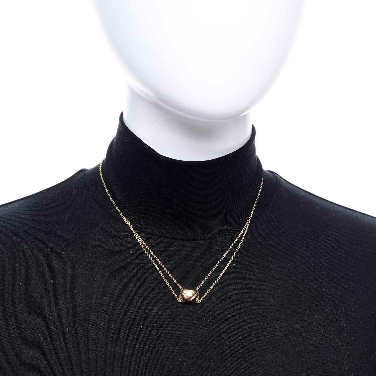18K Yellow Gold Coco Crush Pendant Necklace