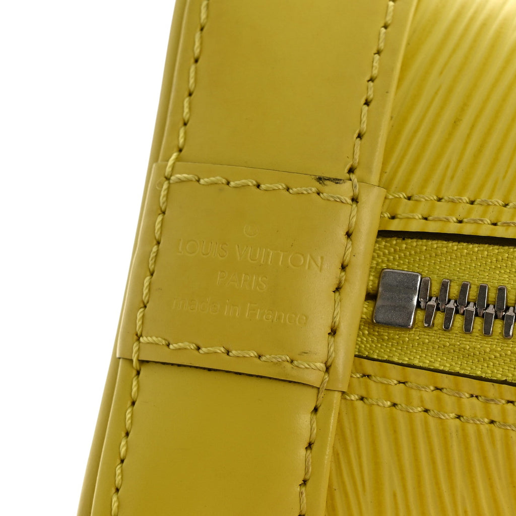 Louis Vuitton Epi Alma BB Pistache