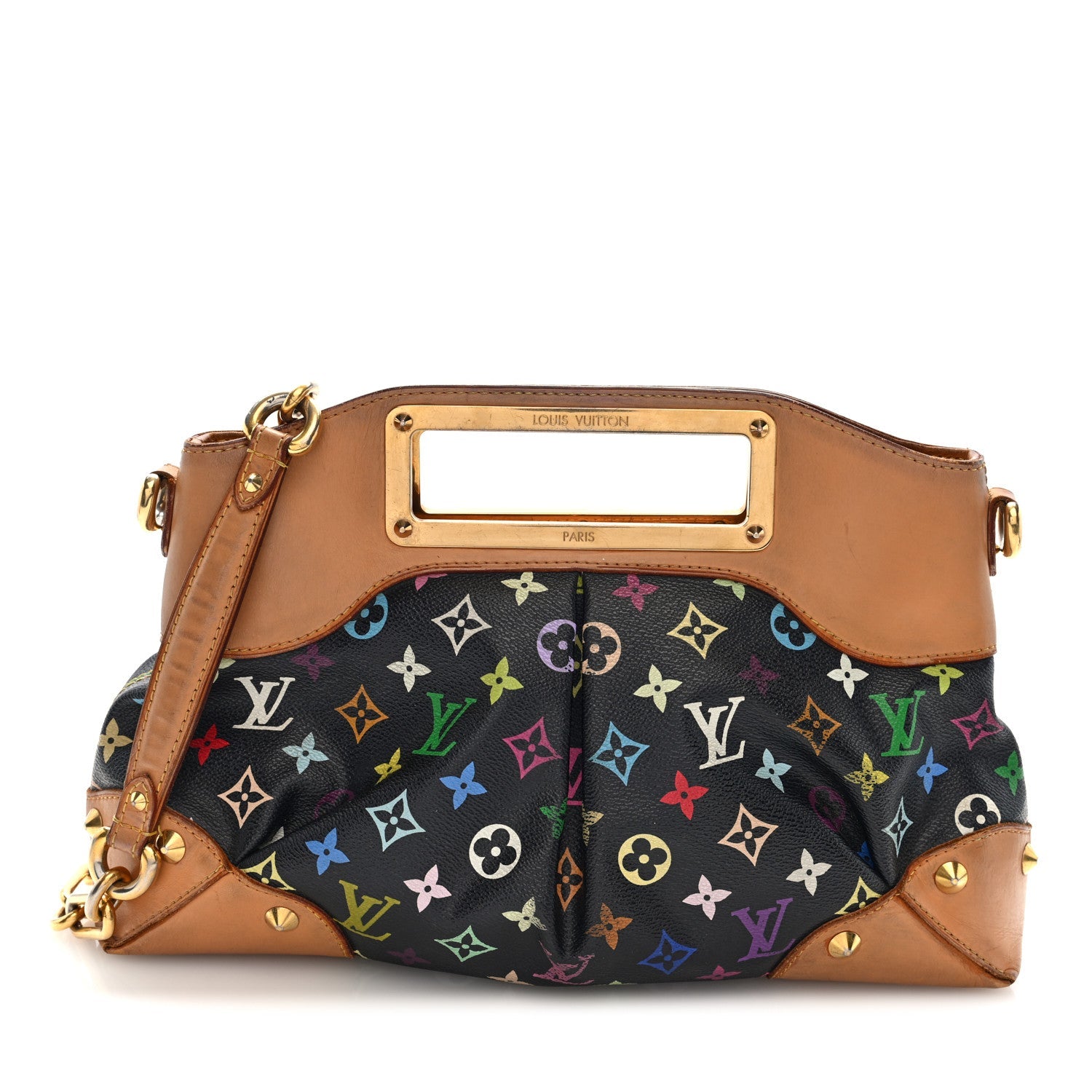 Louis Vuitton Monogram Multicolor Judy MM Black
