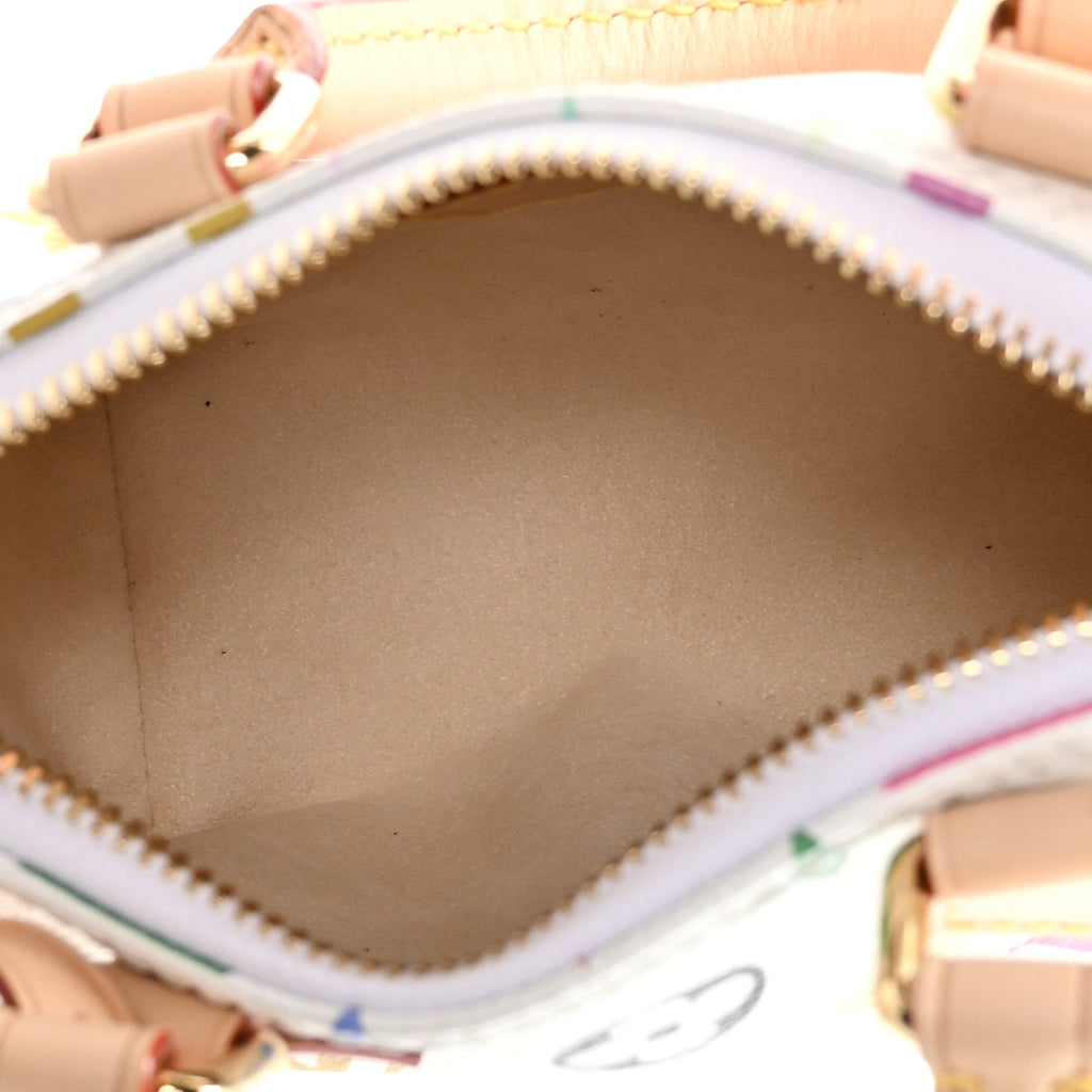 Louis Vuitton LV X TM Monogram Multicolor Nano Speedy White