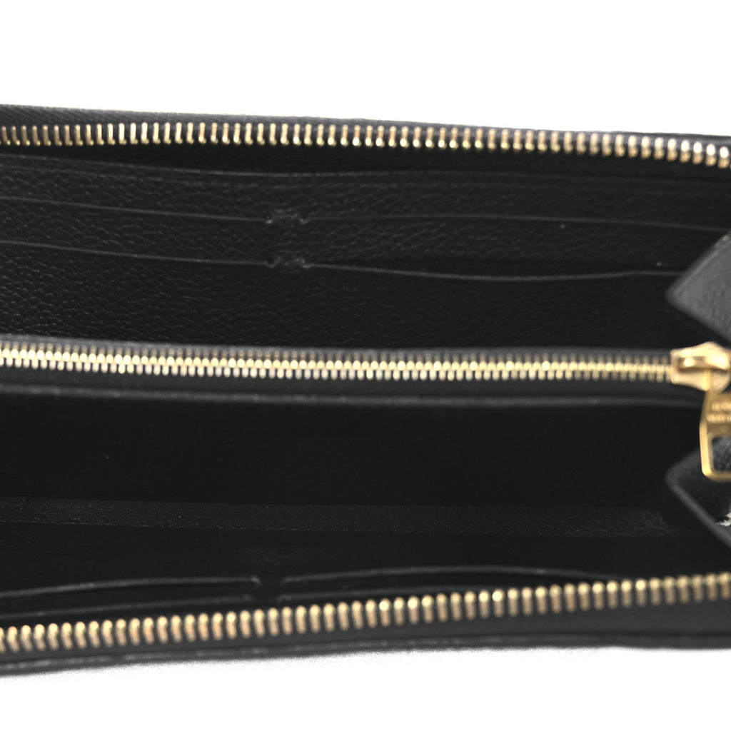 Louis Vuitton Empreinte Clemence Wallet Black