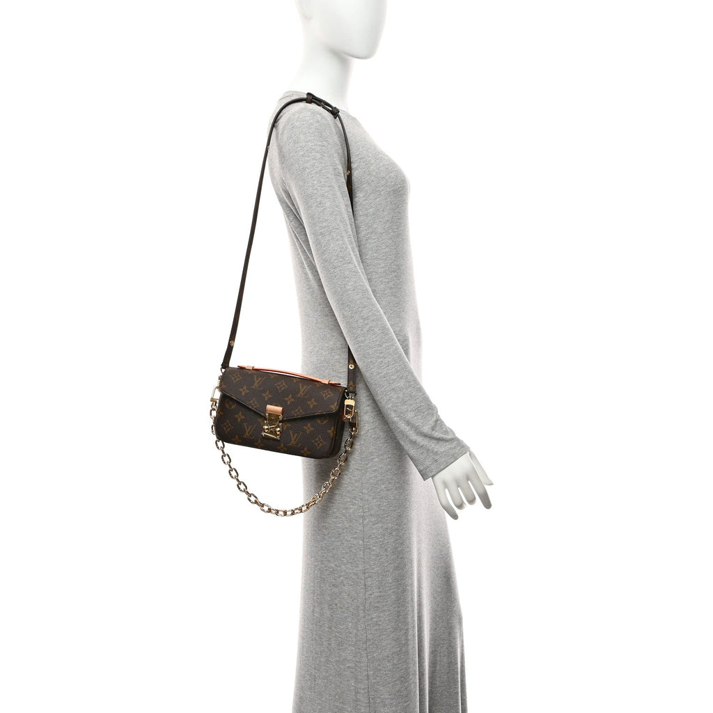 Louis Vuitton Monogram Pochette Metis East West