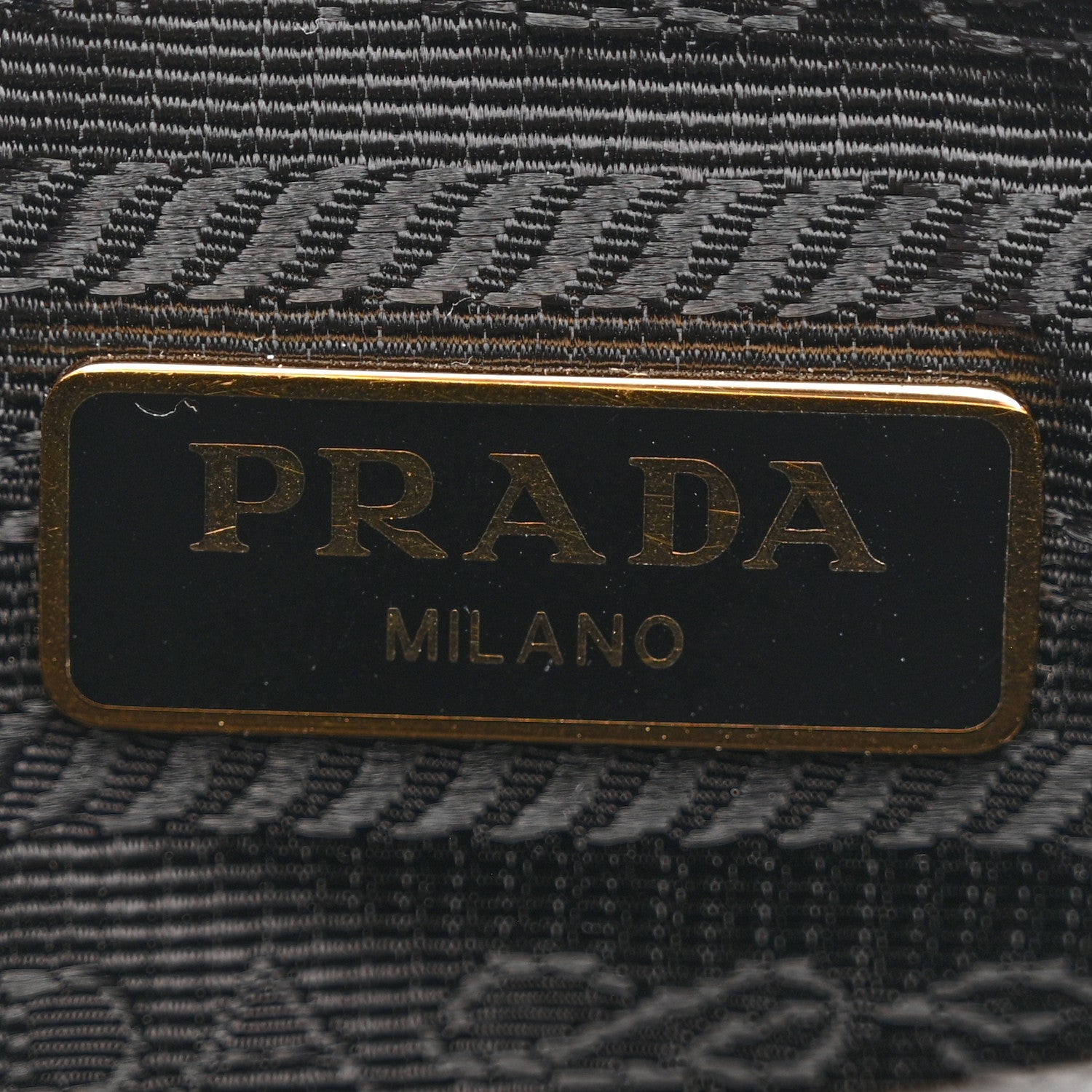 Prada Saffiano Lux Re-Edition 2005 Shoulder Bag Black