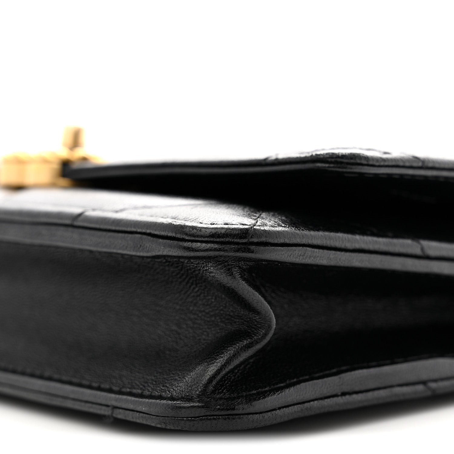 Chanel Lambskin Quilted Chanel 19 Wallet On Chain WOC Black