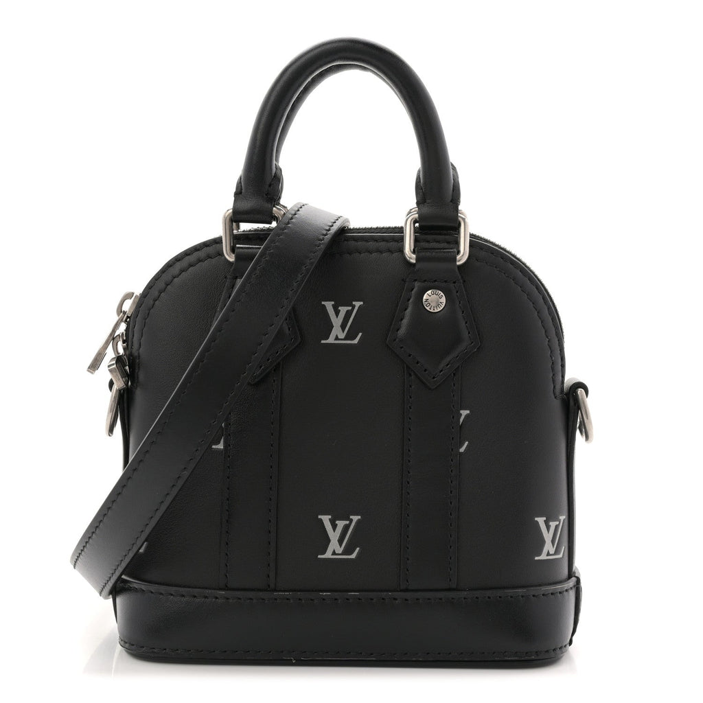 Louis Vuitton Nano Alma Black Silver