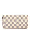 Louis Vuitton Damier Azur Zippy Wallet Rose Ballerine