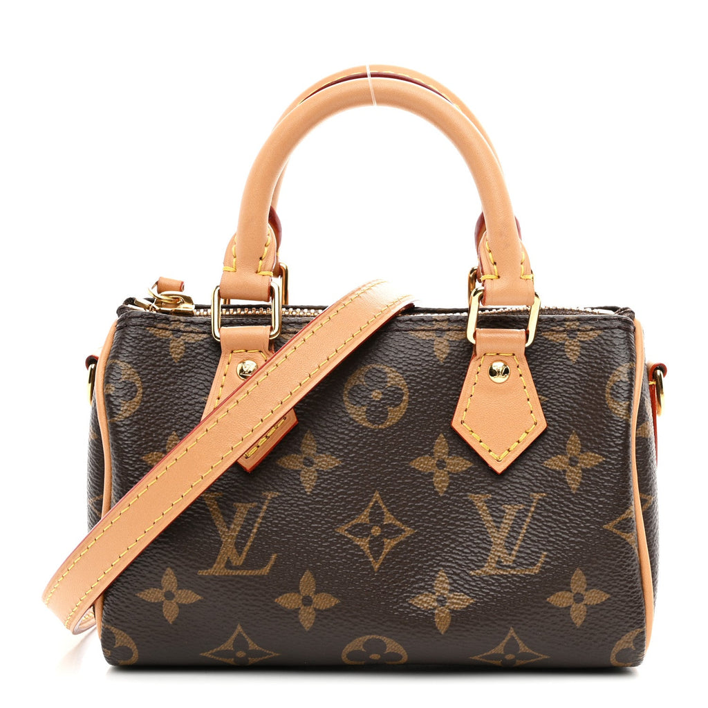 Louis Vuitton Monogram Nano Speedy Bandouliere