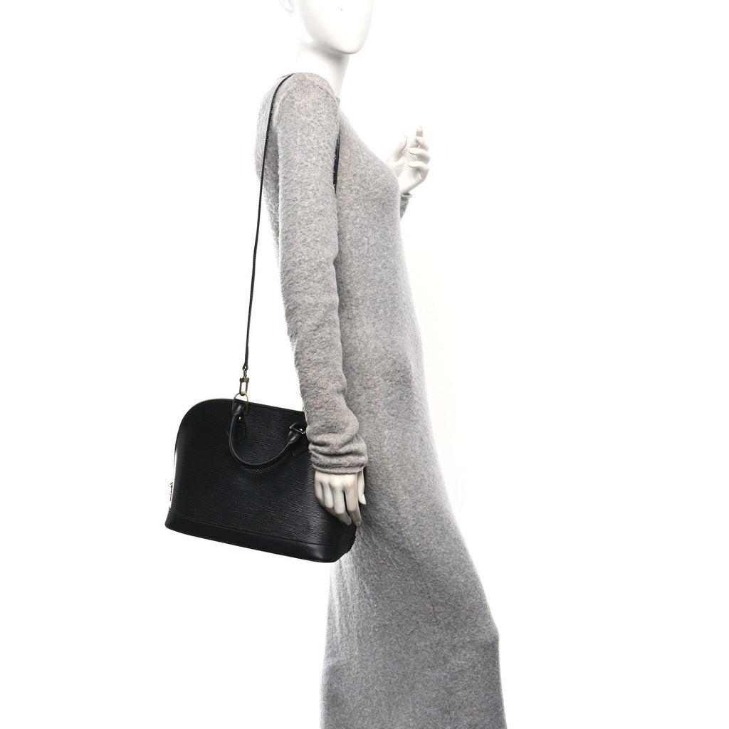 Louis Vuitton Epi Alma PM Black