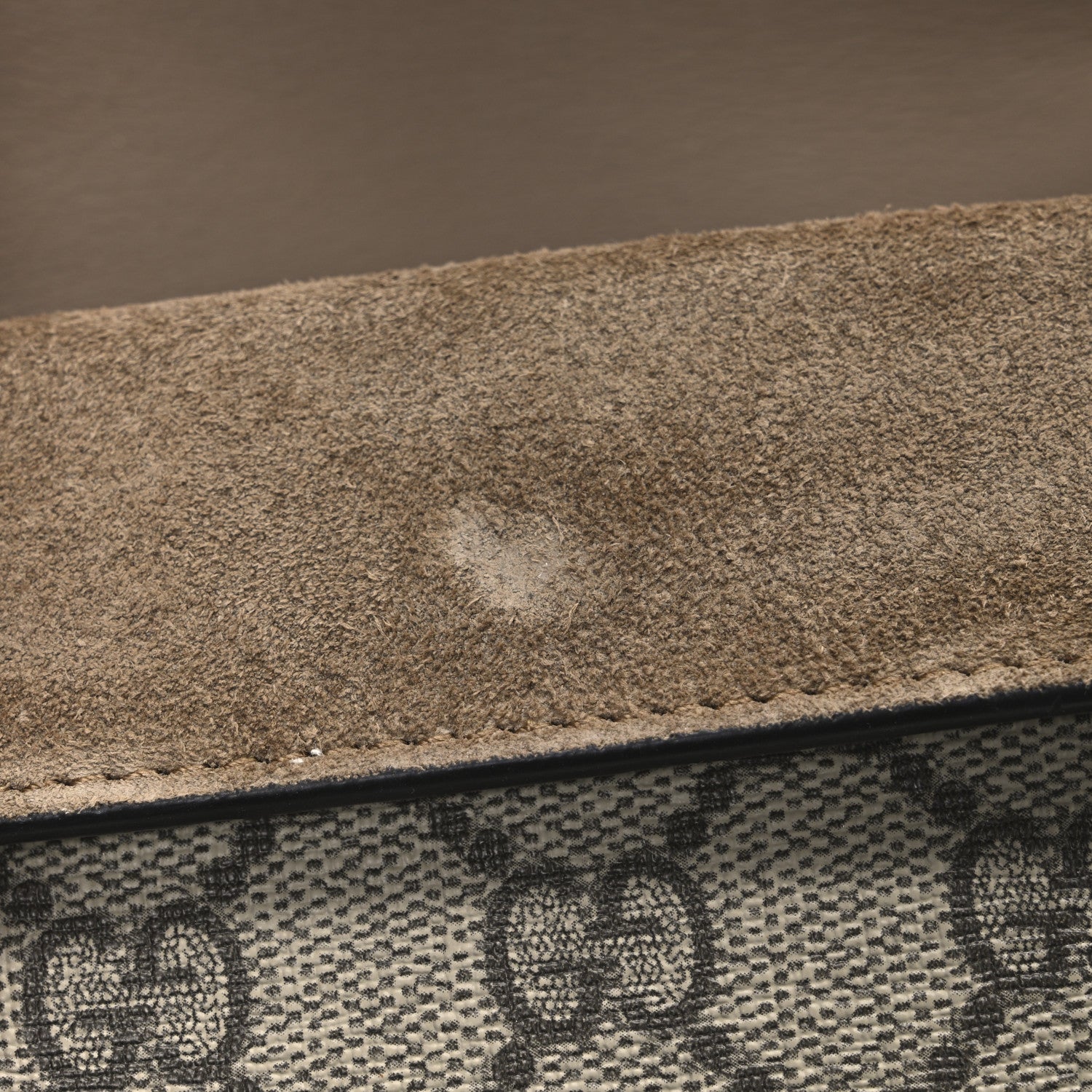 Gucci GG Supreme Monogram Super Mini Dionysus Shoulder Bag Taupe